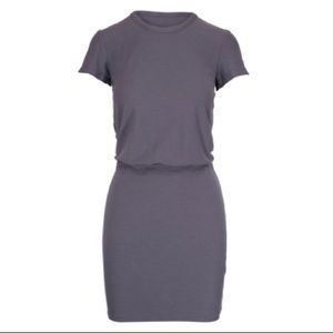 James Perse Stretch Jersey Blouson T-shirt Dress 4
